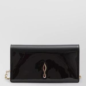 Christian Louboutin Black Bettina Leather Clutch Bag