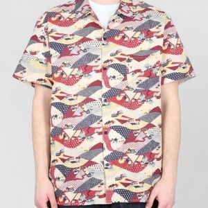 YMC Red Cotton Shirt for men