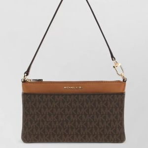 Michael Kors Brown Jet Set Medium Clutch Bag