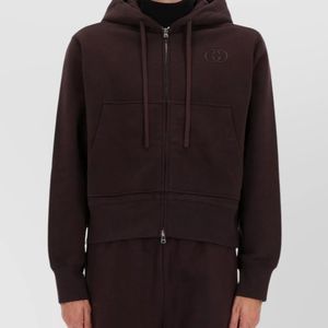 Gucci Black Sweatshirt With Logo Embroidery for men