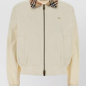 Burberry Natural Cotton Single-Breasted Coat