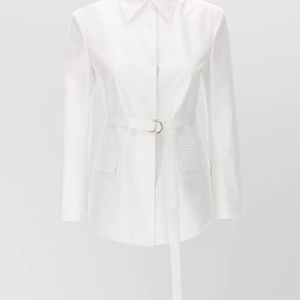 Valentino Garavani White Cotton Overcoat