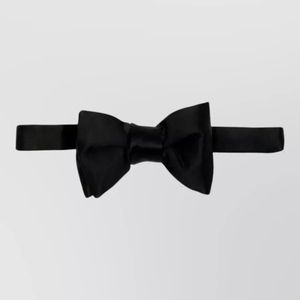 Tom Ford Black Silk Satin Bow Tie for men