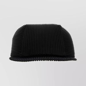 Homme Plissé Issey Miyake Black Polyester Baseball Cap for men