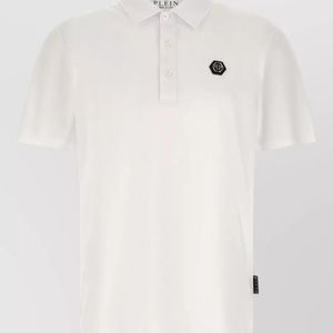 Philipp Plein White Cotton Polo Shirt for men