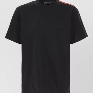 Y-3 Black Cotton T-Shirt for men