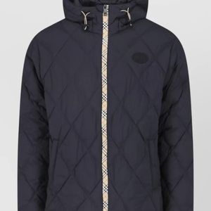 Burberry Blue Down Hooded Puffer Jacket for men