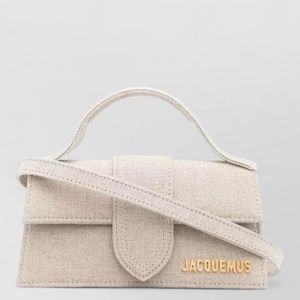 Jacquemus Natural Le Bambino Mini Tote Bag Linen Blend