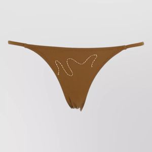 Paloma Wool Natural Printed Bikini Briefs