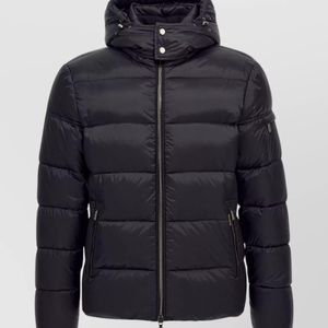 Moorer Blue Down Bomber Jacket for men
