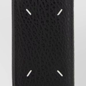 Maison Margiela Black Leather Keyring Case