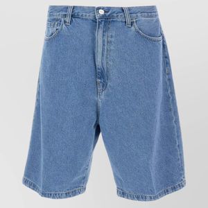 Carhartt Blue Denim Knee-Length Shorts for men