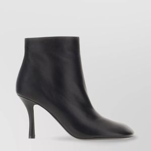 Burberry Black Leather Ankle Boots