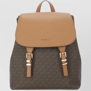 MICHAEL Michael Kors Black Monogram Canvas Backpack