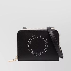 Stella McCartney Black Bicolor Card Holder