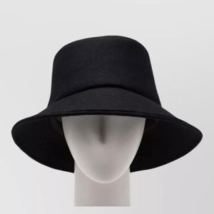 Junya Watanabe Black Wool Bucket Hat