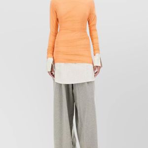 Dries Van Noten Slim-Fit Tulle Blouse