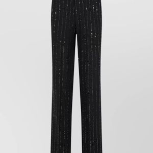 Philipp Plein Black Lady Fit Sequined Pants