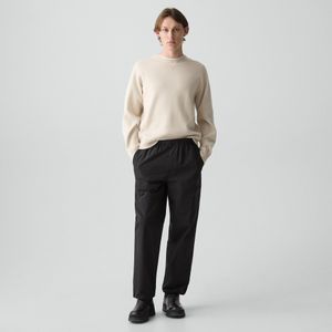 Theory Black Drawstring Pull-On Pant for men