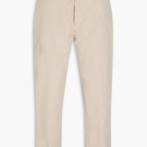 Officine Generale Natural Owen Belted Cotton-poplin Pants for men