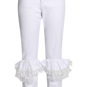 Pantalon en jean Preen By Thornton Bregazzi en coloris Blanc