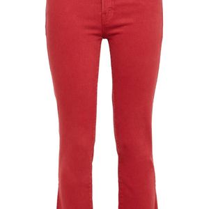 Jeans Step Fray Rosso di Mother