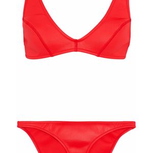 Melissa Odabash Red Malibu Neoprene Bikini