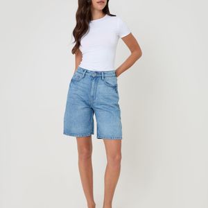 Threadbare Blue Denim Bermuda Shorts