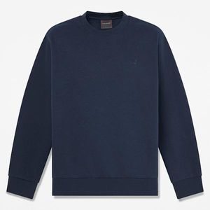 Timberland Blue Oyster River Chest Logo Crew Sweatshirt For for men