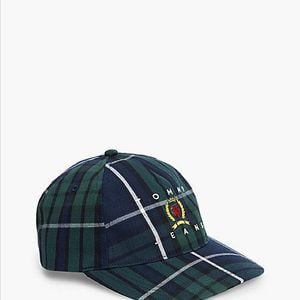 Tommy Hilfiger Blue Tommy Jeans Archive Check Baseball Cap for men