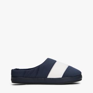 Tommy Hilfiger Blue Colour-Blocked Quilted Slippers for men