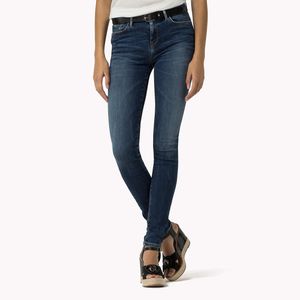 Tommy Hilfiger Como Heritage Faded Skinny Fit Jeans in het Blauw