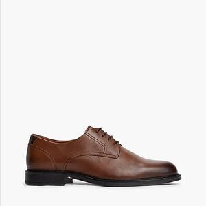 Tommy Hilfiger Brown Leather Derby Shoes for men