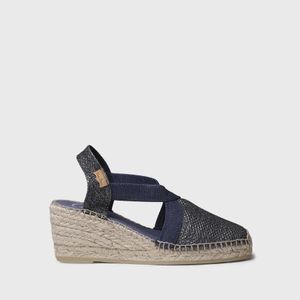 Toni Pons Blue Vegan Shiny Espadrille