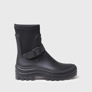 Toni Pons Black Rain Boot With Buckle