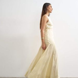 TOPSHOP Natural Dropped Waist Full Circle Hem Midi Dress