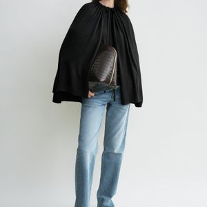 Totême  Blue Drawstring Cape