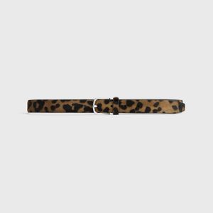 Totême White Pony Hair Belt