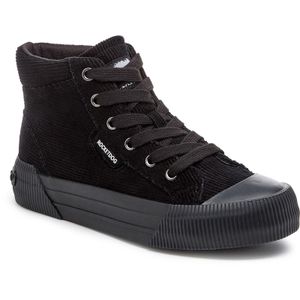 Rocket Dog Black Cheery Hi Corduroy Trainers