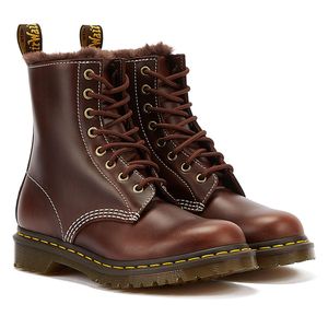 Dr. Martens Brown 1460 Serena Pull Up Women's Boots