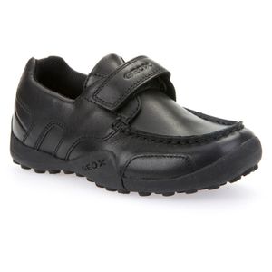 Geox Black J W.Snake Moc B Leather Moccasins Shoes for men