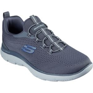 Skechers Blue Summits Tallo Textile Charcoal Trainers for men