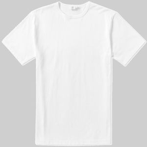 Sunspel Weißes klassisches Rundhals-T-Shirt für Herren