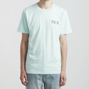 Dusty Aqua Sea Song Tee Shirt di RVCA in Blu da Uomo