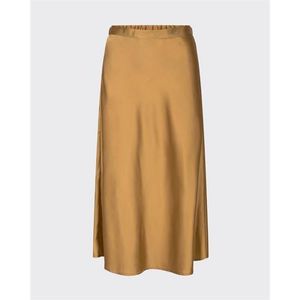 Bimbi Gold Satin A Line Skirt di Minimum