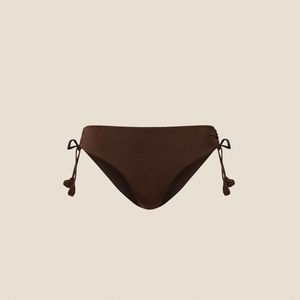 Twinset Natural Bikini Bottoms With Crochet Detail