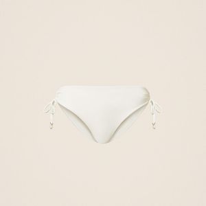 Twinset Natural Bikini Briefs With Drawstring