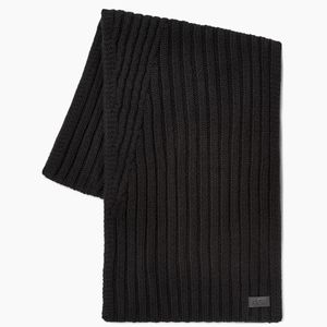 Ugg Diagonal Ribbed Stripe Sjaals in het Zwart voor heren