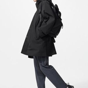 Uniqlo Black Blocktech Coat for men