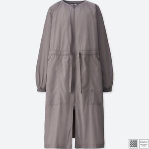 Uniqlo Purple U Packable Long Parka